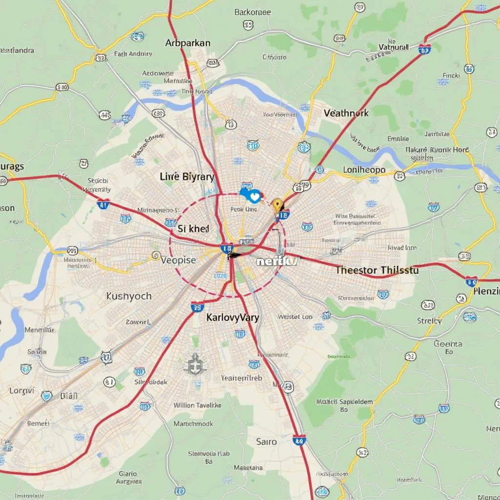 Mapa kanceláře DIZZIEST